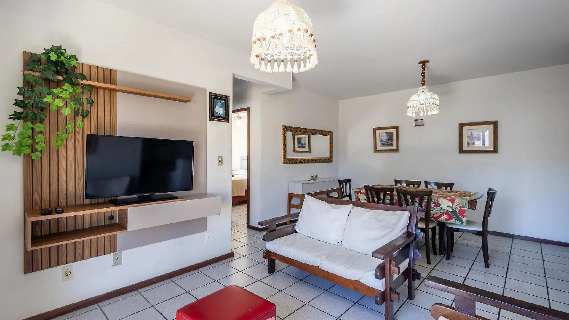 Apartmán Apto 2Q 180M Da Praia C/ Churrasq. Garagem Eru032 Bombinhas Brazílie